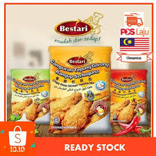 Kecuali anda nak lebih pedas, tambah sedikit yang tepung bestari pedas. Tepung Bestari Tepung Goreng Rangup Serbaguna Bestari Shopee Malaysia