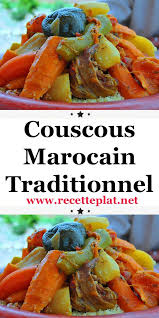 Couscous Marocain Traditionnel En 2020 Recettes De Cuisine Couscous Marocain Couscous