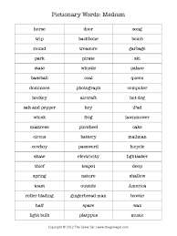 It allowed us to have a lot of fun and family reunions were simply the best ones. Easy Kid Pictionary Words