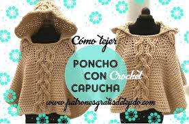 Ponchos norteños (salta) 1800 pesos$ 1.800. Poncho Con Capucha A Crochet Tutorial En Espanol