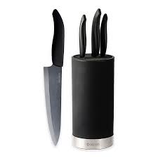 But if you know how to sharpen a ceramic knife, you should not have any difficulty pointing its blade. Kyocera 5 Piece Ceramic Knife Block Set Bed Bath Beyond