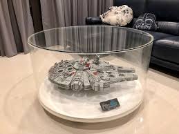 Display Ideas For Lego 75192 Ucs Millennium Falcon Candidbricks Lego Display Case Lego Display Man Cave Home Bar