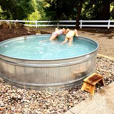 31 Clever Stock Tank Pool Designs And Ideas