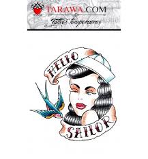 En fait, c'est une tradition très ancienne et très longue, qui se déroule dans le monde du tatouage. Tatouage Ephemere Pin Up Marin Tarawa Piercing