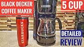The way you make cappuccinos differs per model and only fully automatic models and piston machines allow you to. Black And Decker Coffee Maker Review Dcm600w 5 Cup Drip Coffeemaker Youtube