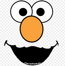 Download blank clock face printable and use any clip art,coloring,png graphics in your website, document or presentation. Free Sesame Street Font And Face Printables From 4 Elmo Face Template Png Image With Transparent Background Toppng