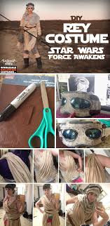 Star Wars Diy Rey Costume Rey Costume Rey Star Wars Costume Star Wars Halloween