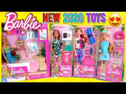 New Barbie 2020 Toys Doll Spa Pink Fizzy Bathtub And Night Routine Barbie Youtube In 2020 Barbie Playsets Barbie Sets Barbie Kids