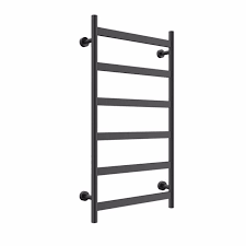 Distinguished by smooth, contemporary lines, this coralais hotelier offers a spacious upper shelf with towel bar below. Mizu Stream Heated Towel Rail Matte Black