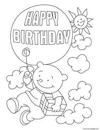 This is one of my favorite happy birthday cake coloring. Happy Birthday Freeb3df Coloring Pages Printable