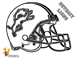 It's his helmet that stands out. Pro Football Helmet Coloring Page Nfl Football Free Coloring