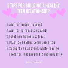 When relationships are healthy, they promote emotional and social wellness. 5 Tips For Building A Healthy Teen Relationship