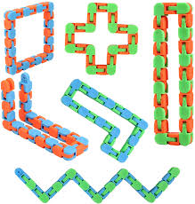 Very funky filtered led wall light ip44 & 6 finishes. Wacky Tracks Fidget Toys 6 Pack Snake Fidget Toys For Kids Sensory Snap And Click Finger Fidget Packs Snake Puzzles For Stress Relief Party Bag Fillers Party Favors Assorted Colors Walmart Com Walmart Com