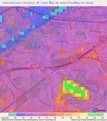 The viamichelin map of gelsenkirchen get the famous michelin maps, the result of more than a century of mapping experience. Elevation Of Gelsenkirchen Germany Elevation Map Topography Contour