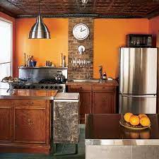 Editors Picks Our Favorite Colorful Kitchens Orange Kitchen Walls Kitchen Design Small Orange Kitchen Decor