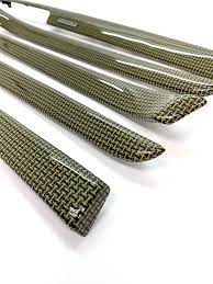 B6 B7 Audi A4 S4 Rs4 Yellow Kevlar Bone Carbon Fiber Interior Trim Set Audi A4 Carbon Fiber Audi