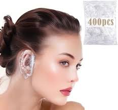Amazon.com : 200 Pack More Economical Disposable Ear Covers for Shower,  Waterproof Plastic Ear Protectors, Ear Shower Caps for Hair Dye : Beauty &  Personal Care