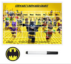 Lego Batman Personalised Reward Chart With Free Pen And