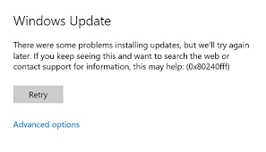 This is a serious utility that is fit to fix windows update blunders and different obstinate pc mistakes and issues. Fix Errors Update Error Code 0x80240fff In Windows 10 Build 10240
