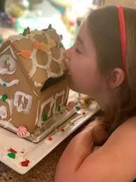 Annual gingerbread tipi decorating with my daughter and her friend. ♥️ This  year I made 8 kits, 2 for us and we gave 6 away. Love this tradition with  my daughter ♥️
