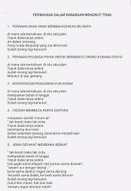 Sebagai pemenuhan tugas sekolah ataupun pada peringatan hari ibu. Peribahasa Yang Lazim Skor Cemerlang Bahasa Melayu Facebook