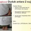 Berikut dua macam bacaan duduk di antara dua sujud artinya: 1