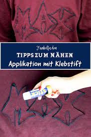 Mit den niedlichen buchstaben kann der name ganz leicht auf ihre textilien aufgenäht oder. 1 Nah Hack Applikation Nahen Mit Klebstift Applizieren