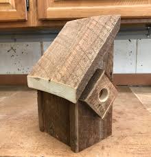 A miter saw, a finish nailer, and a power drill (to drill the hole so that the birds can get in. Barnwood Birdhouse Plans How To Build A Rustic Handcrafted Birdhouse Feltmagnet