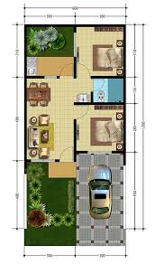 Denah rumah tiga kamar ukuran 6×12 terbaik pinterest. Lingkar Warna 7 Denah Rumah Minimalis Ukuran 6x12 Meter 2 Kamar Tidur 1 Lantai Tampak Depan