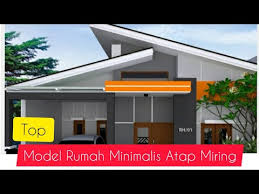 Rumah Minimalis Atap Miring