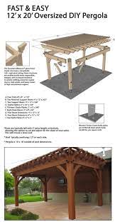 Fast And Easy Diy Freestanding Shadescape Trade Pergola Backyard Shade Pergola Backyard
