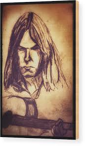 Rustic Perspective Wood Print