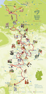 Marchenstrasse Fairy Tale Road That Runs Through Germany Deutschlandkarte Deutschland Karte Deutschland
