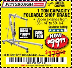 See more of harbor freight coupon database on facebook. Harbor Freight Tools Coupon Database Free Coupons 25 Percent Off Coupons Toolbox Coupons 1 Ton Capacity Foldable Shop Crane
