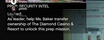 You must complete all the diamond casino mission. Prep Security Intel Locked Gtav