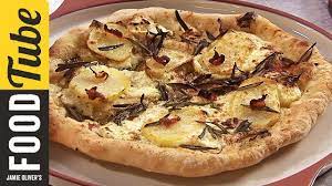 Pizza Bianco With Rosemary Pancetta Jamie Oliver Jamie Oliver Recipes Jamie Oliver Pizza Lemon Pizza