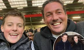 Dave Gardner enjoys Manchester United match with son Grey after split from  Liv Tyler