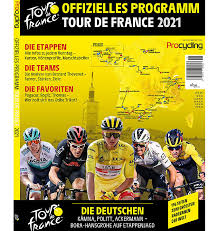 Nach schweren etappen in den pyrenäen könnte bei einem einzelzeitfahren von. Procycling Offizielles Programmheft Zur 108 Tour De France Radsport News Com