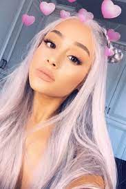 Grande and davidson also started dating while her hair was still platinum blonde (according to davidson's instagram) and she dyed it back to brown, so between these tattoos, their flash engagement. Ariana Grande Wants You To Know She S Going Gray In The Best Way Possible Ariana Grande Hair Platinum Blonde Hair Platinum Blonde Hair Color