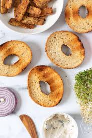 They have the most perfect texture, dense yet soft and tender in the middle, and slightly browned and crisp on the outside. 4 Healthy Bagel Sandwich Ideas All Vegan Simply Quinoa