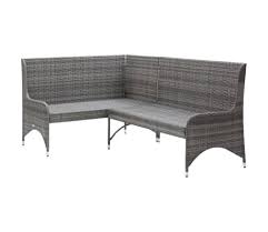 Rattan garden corner sofas are perfect for lounging, sit back, relax and entertain your nearest and dearest on a comfortable sofa. Vidaxl Garden Corner Sofas 2 Pcs Poly Rattan Gray Vidaxl Com