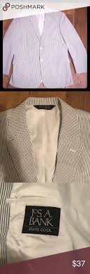 Sale Jos A Banks Men S Searsucker Sports Coat Sport Coat Blazers Sport Coats Coat