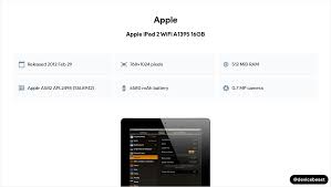 Apple iPad 2 WiFi A1395 16GB Full ...