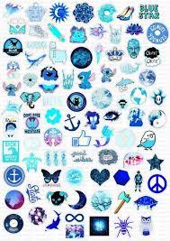 most current pictures blue printable stickers strategies one of several many solace from the net is usuall iphone stickers aesthetic stickers tumblr stickers