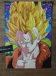 See a recent post on tumblr from @clockworkalpaca about dragoart. Artstation A Colored Drawing Of Gogeta From Dragonball Super Smixsix Art
