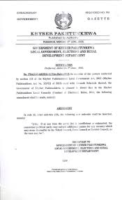 (3) it shall come into force on such date as the federal government may, by notification in the official gazette. Downloads Local Government Elections And Rural Development Department