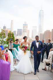Tribeca Rooftop Wedding Ceremony Nigerian Wedding Planner New York Statuesque Events Wedding Planner New York Rooftop Wedding Rooftop Wedding Ceremony