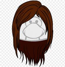 3 easy hairstyles for second and third day hair. The Sleek Chic Clothing Icon Id 1596 Club Penguin Long Brown Hair Png Image With Transparent Background Toppng