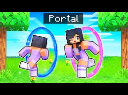 5 Secret Portal Tricks In Minecraft Youtube Funny Iphone Wallpaper Aphmau Secret