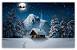 Cozy Winter Cabin Wallpaper